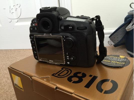 Nikon D810 ψηφιακή φωτογραφική μηχανή SLR σώμα με 24-70mm f / 2.8G φακού + 64GB Κάρτα + Θή...